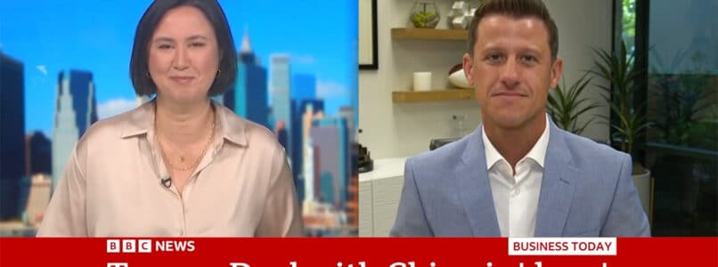 David on BBC News June 2025